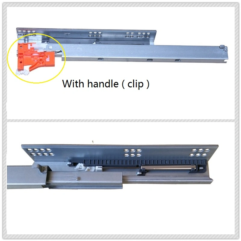 Furniture Accessories Heavy Duty Soft Close Concealed Undermount Drawer Slide