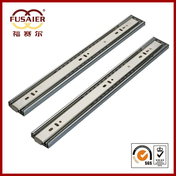 45mm Push to Open Furniture Accessories Ball Bearing Drawer Slide