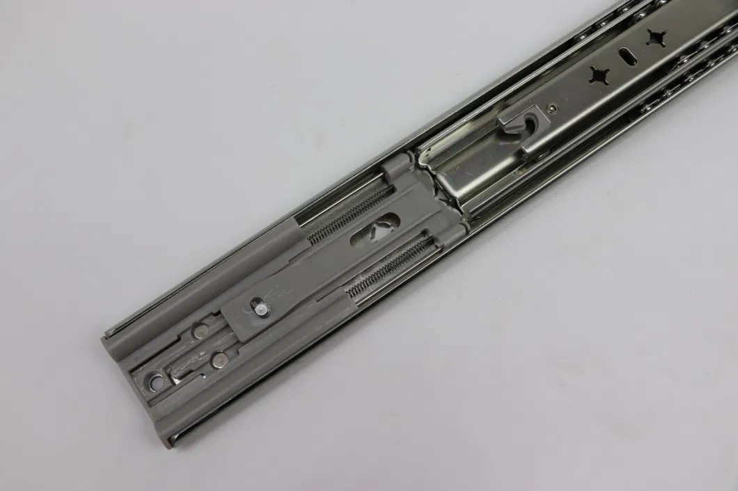 53mm Soft Closing with Bayonet Lock Handle Heavy Duty Telescopic Channel Kitchen Cabinet Tool Box Drawer Slides Rail