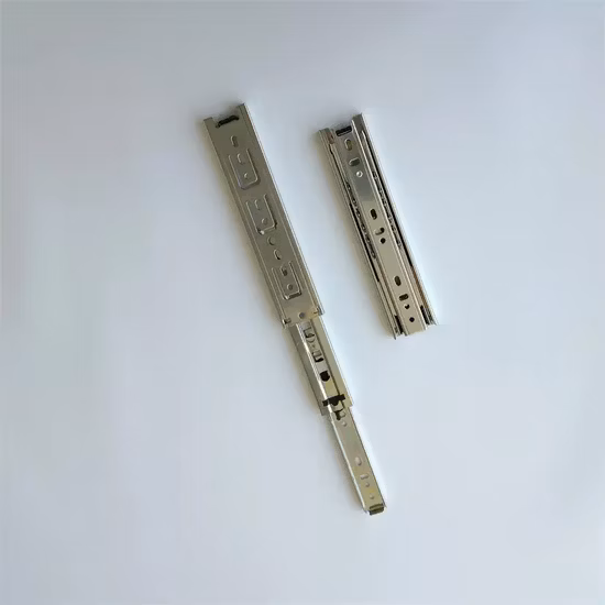 Soft Closing Push Open Full Extention Furniture Hardware Ball Bearing Telescopic Drawer Slide