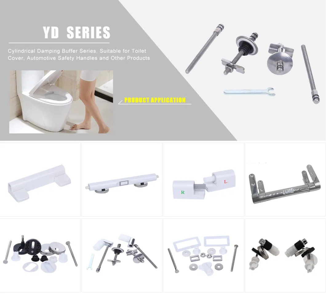 One Touch Rotary Damper Soft Close Hinges for Toilet