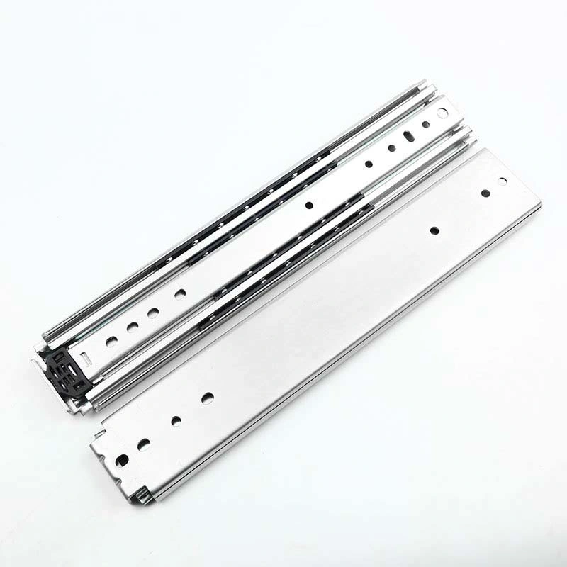 76mm Three Section Slide Rail Heavy Duty Metal Tool Box Drawer Slides