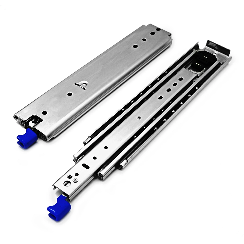 Full Extension 200kg Lock Heavy Duty Telescopic Drawer Slides for Tool Box