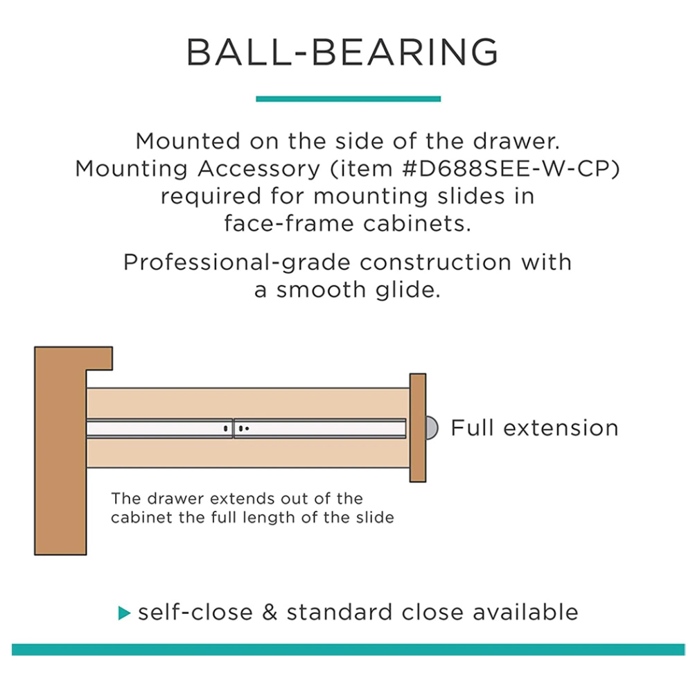 Bottom Mount Drawer Slides