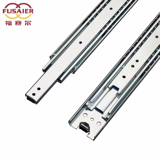 76 mm robuste Vollauszug-Kugellager-Teleskopkanal-Schubladenführung für großen Werkzeugkasten